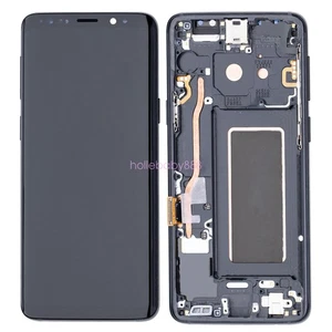 Ecran LCD vitre tactile numériseur assemblage + cadre pour Galaxy S9 - Noir minuit - Photo 1 sur 3