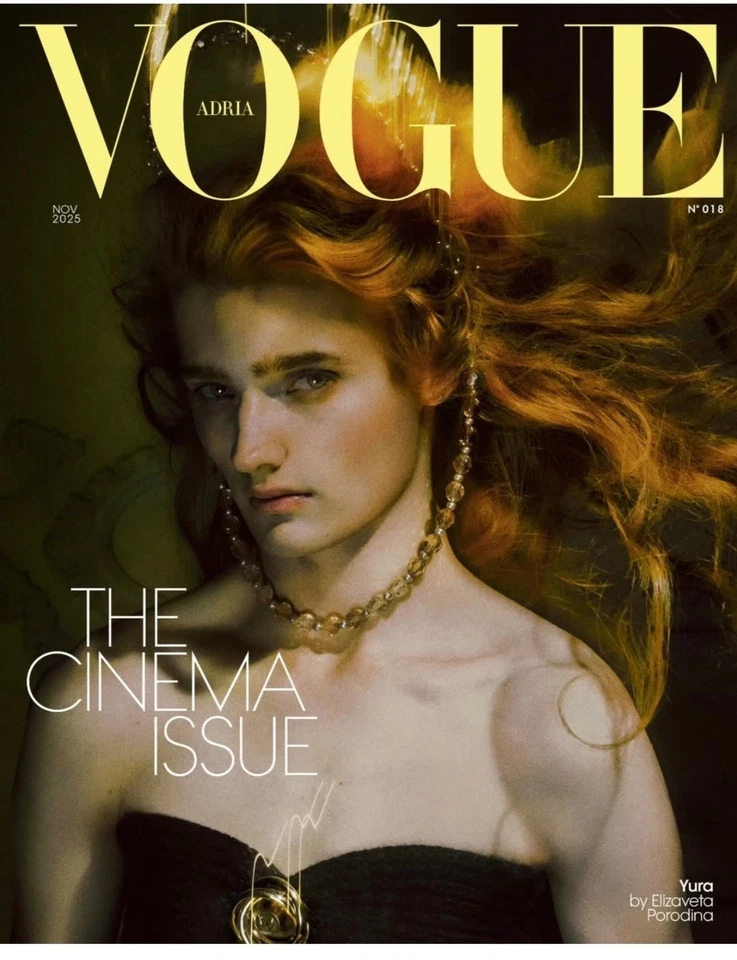 VOGUE ADRIA MAGAZINE / COVER YURA by Elizaveta Porodina November 2025. NEW