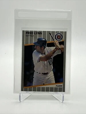 1989 Fleer Fred Lynn Baseball Card #138 Mint FREE SHIPPING - Image 1 of 3
