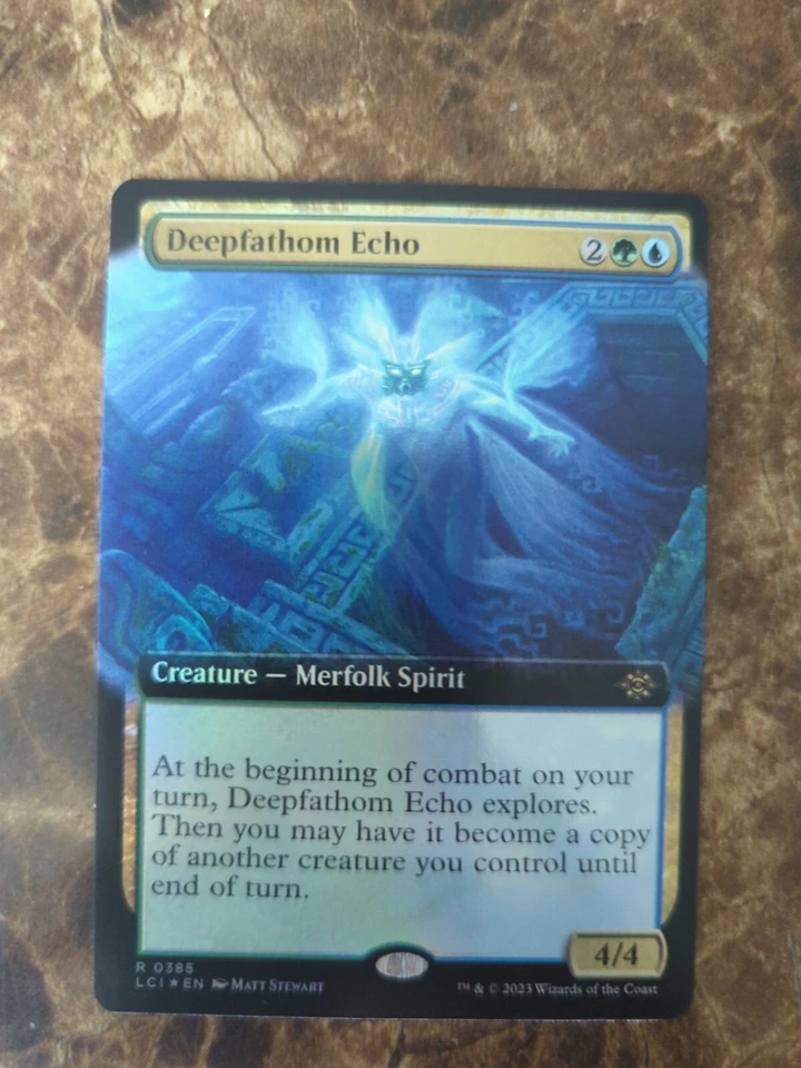 MTG Deepfathom Echo The Lost Caverns of Ixalan 0385 Foil Rare - Image 1 of 1