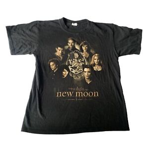 T-shirt film Twilight Saga New Moon Y2k taille moyenne enclume bleue étiquette promo