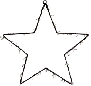 Beleuchteter Stern 40cm 120 LED Warmweiß IP44 außen Lichterkette Weihnachtsbeleu - Bild 1 von 1