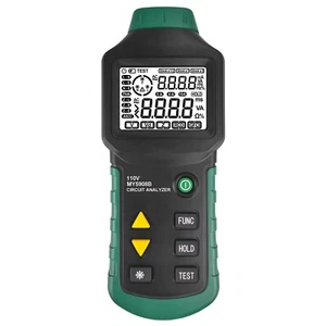 Digital Circuit Analyzer True RMS AC Voltage RCD GFCI,Voltage Drop, US Plug - Picture 1 of 9