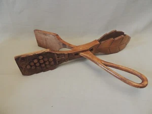 Draw with wooden tong on a plate or large baking pan - Picture 1 of 10