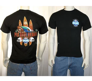 2009 Pro Bowl Hawaii NFL Football SURFBOARD BLACK T-shirt TEE shirt adult SM NEW - Picture 1 of 5