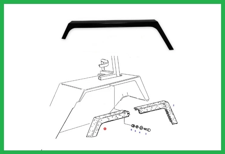 KOTFLÜGEL VERGRÖSSERUNG VERBREITERUNG für FENDT LINKS FARMER 310,311,312 - Bild 1 von 1