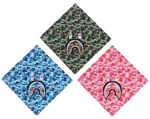 A BATHING APE Goods ABC CAMO SHARK BANDANA 1K70182045 z - Picture 1 of 13
