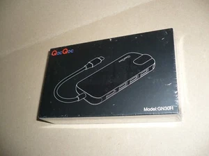 QacQoc USB-C Hub 5 in 1 HDMI SD/Micro SD Card Reader 3*USB 3.0 1*RJ45 - Afbeelding 1 van 9