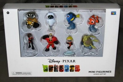 Minifiguras Disney Pixar Juego de Regalo 8 Piezas (Wall-E, EVE, Nemo, Dory...) Nuevo en Caja Foto 1 de 4