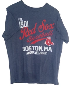 Boston Red Sox Baseball MLB T-Shirt Womens Large Blue Short Sleeve - Picture 1 of 3