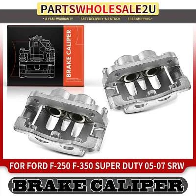 2Pcs Rear Left & Right Brake Calipers for Ford F-250 F-350 Super Duty 2005-2007 - Image 1 of 4
