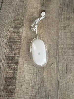 Apple USB Pro Mouse White Clear Model M5769 - Image 1 of 4