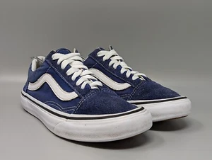 Vans Unisex Off the Wall 751505 Azul Gamuza Tenis Talla Hombre 4.5 Mujer 6 Zapatos - Imagen 1 de 10