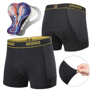 Breathable and Quick-Drying Men's Cycling Shorts with Gel Pad Cycling Underwear - Picture 1 of 24