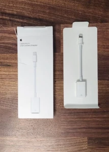 Genuine Apple Lightning to USB Camera Adapter (MD821ZM/A) - White - Picture 1 of 1