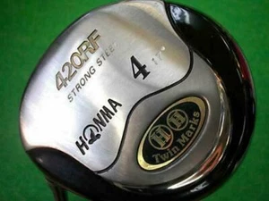 GOLF FAIRWAY WOOD HONMA TWIN MARKS 420RF 2-STAR LEFT-HANDED 4W LOFT-17 R-FLEX - Picture 1 of 4