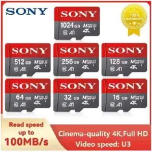 Micro SD Card 1TB 2TB 512GB 256GB 128GB Class 10 High-Speed TF Memory Card - Picture 1 of 14