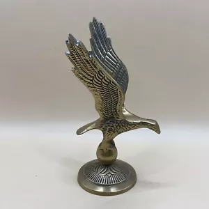 Eagle Figurine Statue Vintage Brass Ornament #C1 - Picture 1 of 8