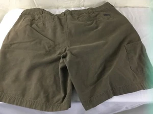 Columbia Mens Shorts Cotton Khaki Cargo Brown 6 Pockets Waist 42 - Picture 1 of 5