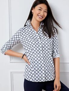 TALBOTS  Non-Iron Shirt, Size 4,  New Arrival,  New  W/ $99.50 TAG.