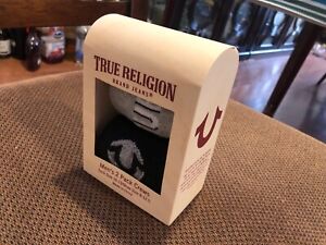 True Religion 2 Pack Men's Crew Socks Size 10-13 Shoe Size 8 - 12.5 New In Box