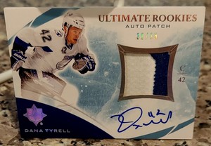 2010-11 Ultimate Collection - Debut Threads Patch #135 Dana Tyrell /35