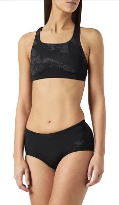 Speedo Womens Boomstar Placement Racerback Bikini Swimsuit Swimming Costume BNWT - Image 1 of 4