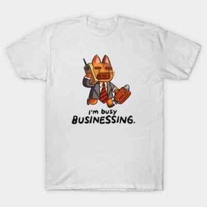 Business Cat Funny Premium Great Gift Idea Best Tee S-3XL - Picture 1 of 1