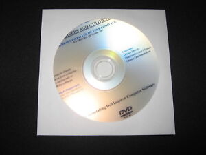 DELL Inspiron 1501 6400 1420 1520 1521 1720 1721 Drivers CD DVD Disc