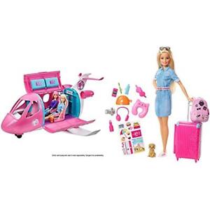Barbie- Aereo Dei Sogni, Playset Veicolo E Accessori, Bambola Non Inclusa & In V