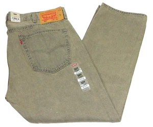 Men's Levi's 501 Jeans NEW Button Fly Brown Denim Tag 40/30 measured Size 39x30 - Picture 1 of 5