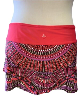 prAna Swim Skirt Swimsuit Pink Purple Beach Tennis Pickleball Sz Small Prana - Imagem 1 de 4