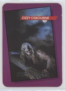 1985 AGI Rock Star Concert Cards Ozzy Osbourne #100 4h2