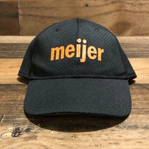 Meier Hat Strapback Cap Kids YOUTH KIDS Black Orange Lightweight Casual - Picture 1 of 10