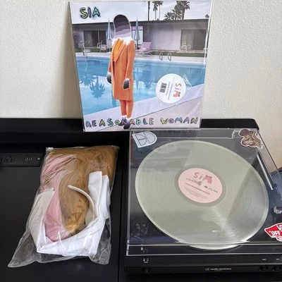 Sia Reasonable Woman Clear LP Webstore Exclusive, Sealed, 500 Copies AND WIG - Image 1 of 4