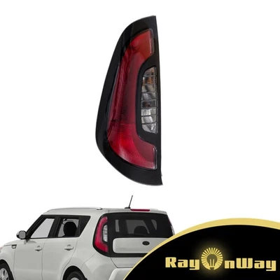 For 2014 2015 2016 2017 2018 2019 Kia Soul Tail Light Assy Driver Side Clear Foto 1 de 4