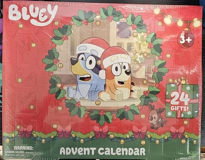 Bluey Mini Figures Christmas Advent Calendar, 24-Day Christmas Calendar Countdow - Image 1 of 2