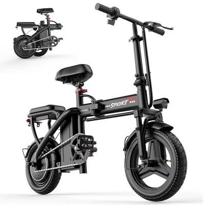Bicicleta Eléctrica Plegable para Adultos y Adolescentes, Motor 560W 24MPH UL 2849 Certificado Foto 1 de 4
