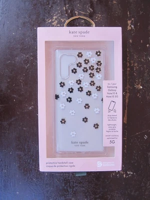 Funda Kate Spade NY para Samsung Galaxy Note 10 Flores Dispersas Transparente - Nueva Foto 1 de 3