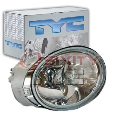 Conjunto de faros derechos TYC para Volkswagen Beetle 1998-2005 eléctrico br Foto 1 de 4