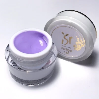 ISR NAL CARE ISR Nail Care 5ml UV & LED Colour Gel 186 Colour Gel Colour Nail Gel Modelling Art