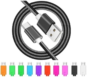 USB Cable for Xiaomi Phones USB-C Braided Fast Charging and Data Transfer - Picture 1 of 13