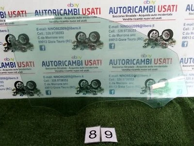 VETRO SCENDENTE ANTERIORE DESTRO DX AUDI Q3 ANNO 2017 RICAMBIO ORIGINALE USATO Foto 1 de 4