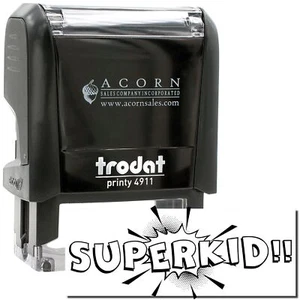Self-Inking Superkid Stamp, Teacher Stamp, Perfect for Grading Student Homework - Picture 1 of 16