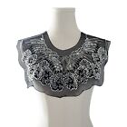 Lace Embroidery Clothing Front Collar Dress DIY Decorative Brooch Accessories