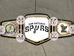 San Antonio Spurs NBA Championship Belt Basketball League Adult Size 2mm Brass - Picture 1 of 2