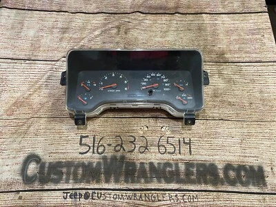 Jeep Wrangler TJ LJ 2003 2004 111.908 millas cuadro de instrumentos velocímetro medidor Foto 1 de 4