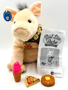 Vintage Equity Toys Real Live Talking Babe and Friends Pig & Food Movie Complete - Picture 1 of 14