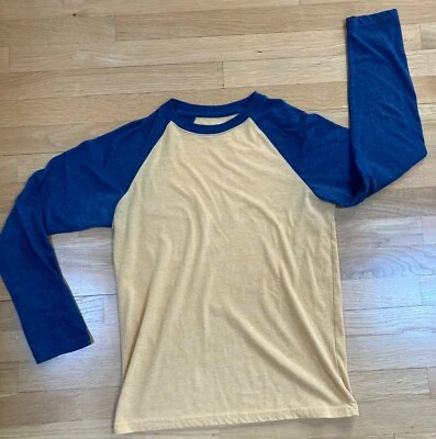 Camisa 'Ultimate Tee' manga larga BOYS - AZUL/AMARILLO - talla XL Foto 1 de 2