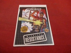 Midnight Resistance Sega Genesis Vidpro Promotional Display Card ONLY - Picture 1 of 2